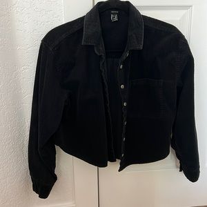 Forever 21 cropped corduroy jacket